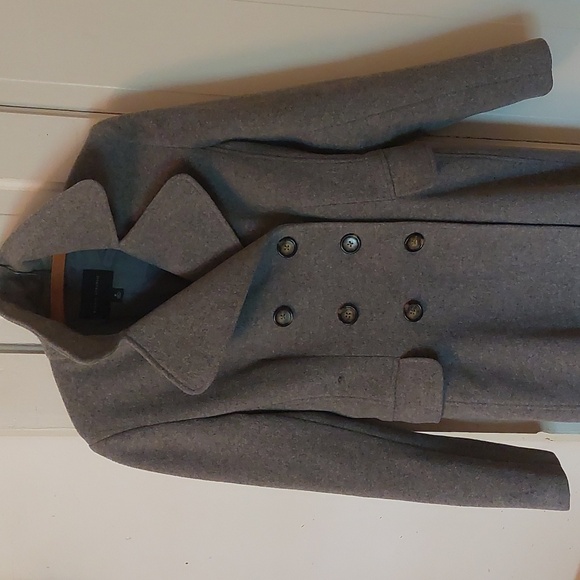 Vintage Wool/Cashmere Banana Republic Trench Coat - Picture 2 of 16